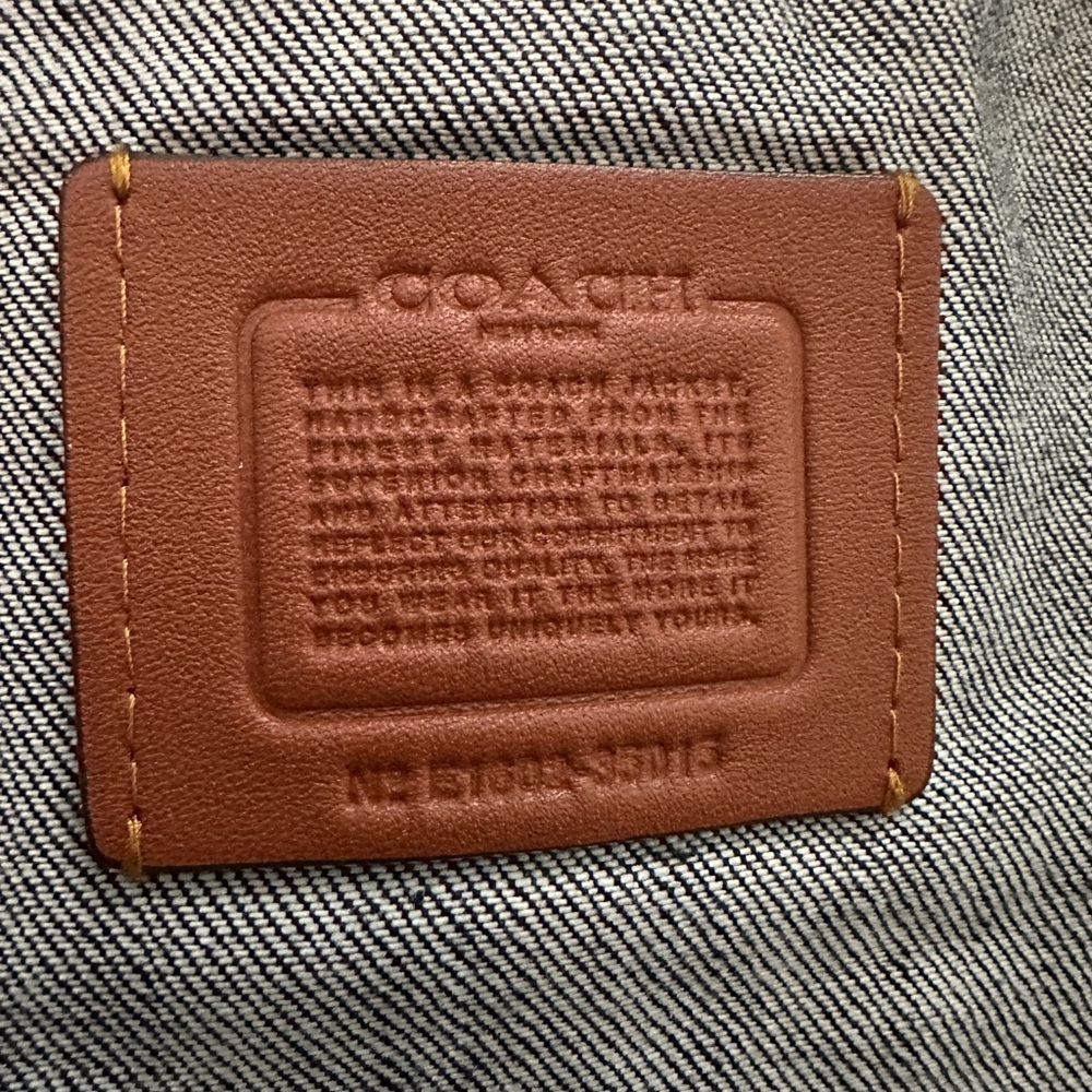 Coach Denim Jacket - Picture 6 of 8
